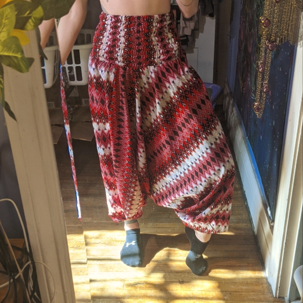 Multicolor Harem Pants
